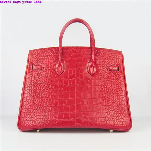 hermes bags price list